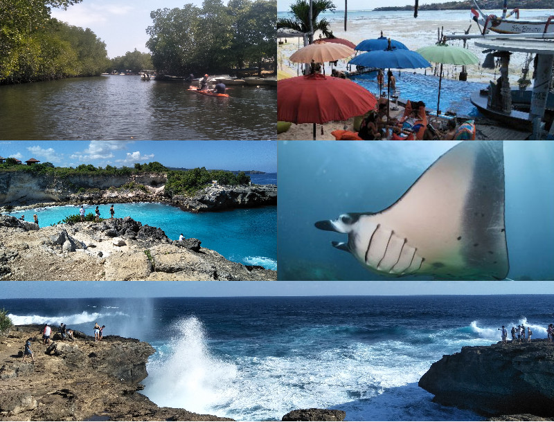 Day Tour Nusa Lembongan - Ceningan Island & Snorkeling Spot Nusa Penida from Sanur Bali