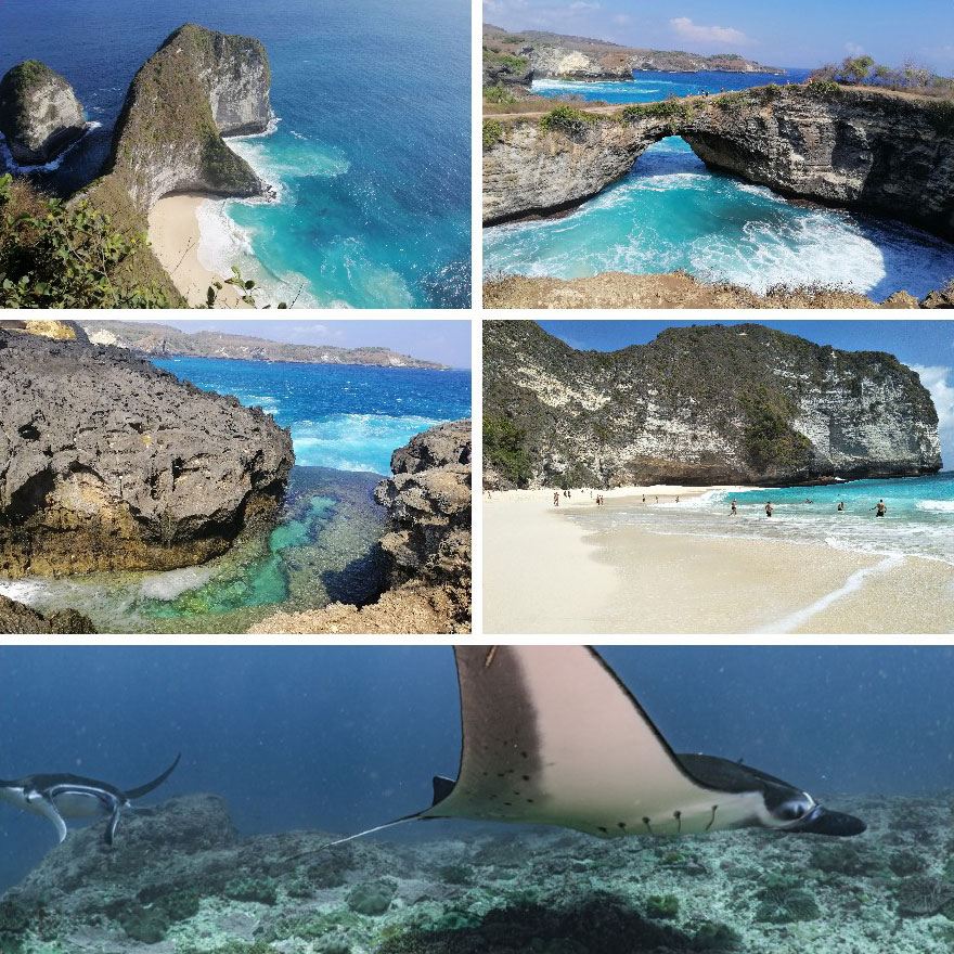 Day Tour West Side Nusa Penida + Snorkeling Manta Bay Start from Sanur