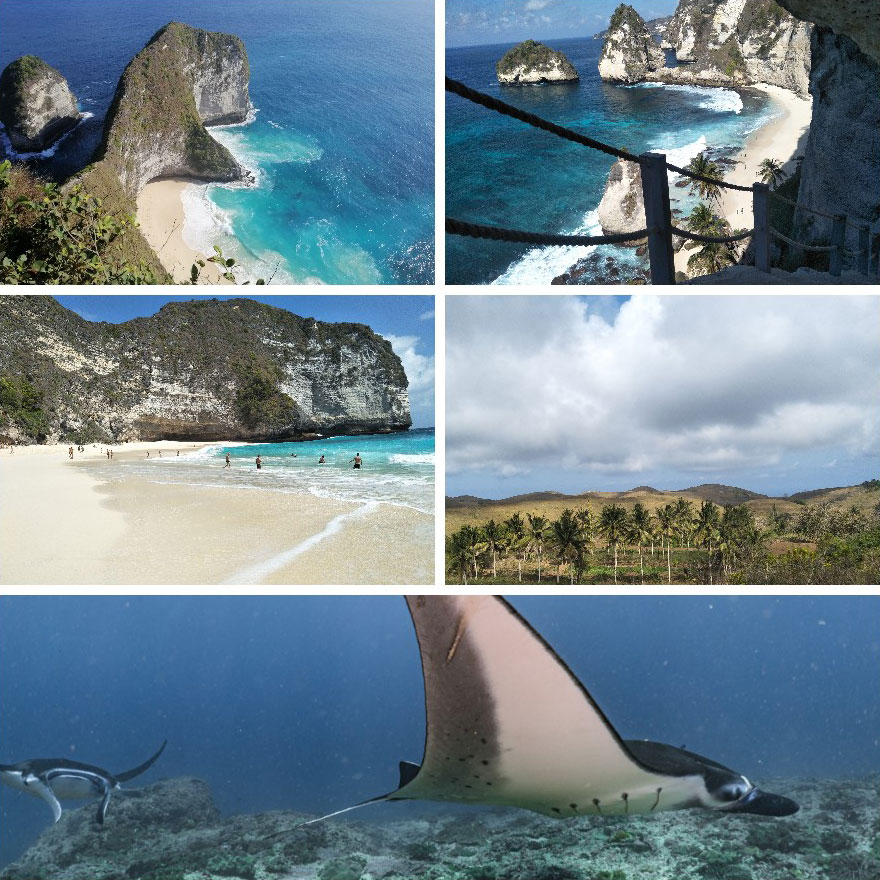 Overnight Nusa Penida West & East Tour + Snorkeling Manta Bay